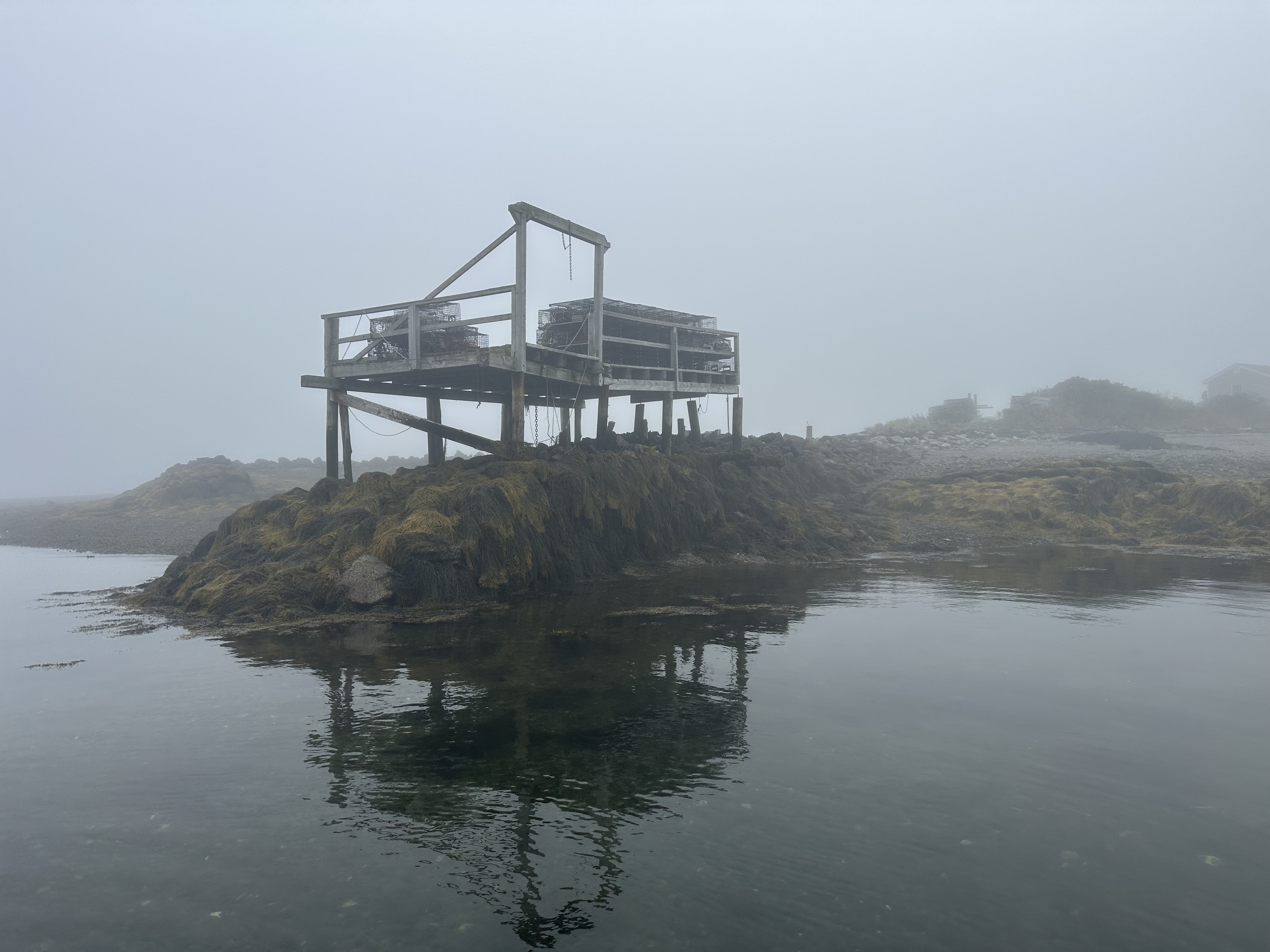 Marine construction project completed by Ocean's Edge Marine in Midcoast Maine