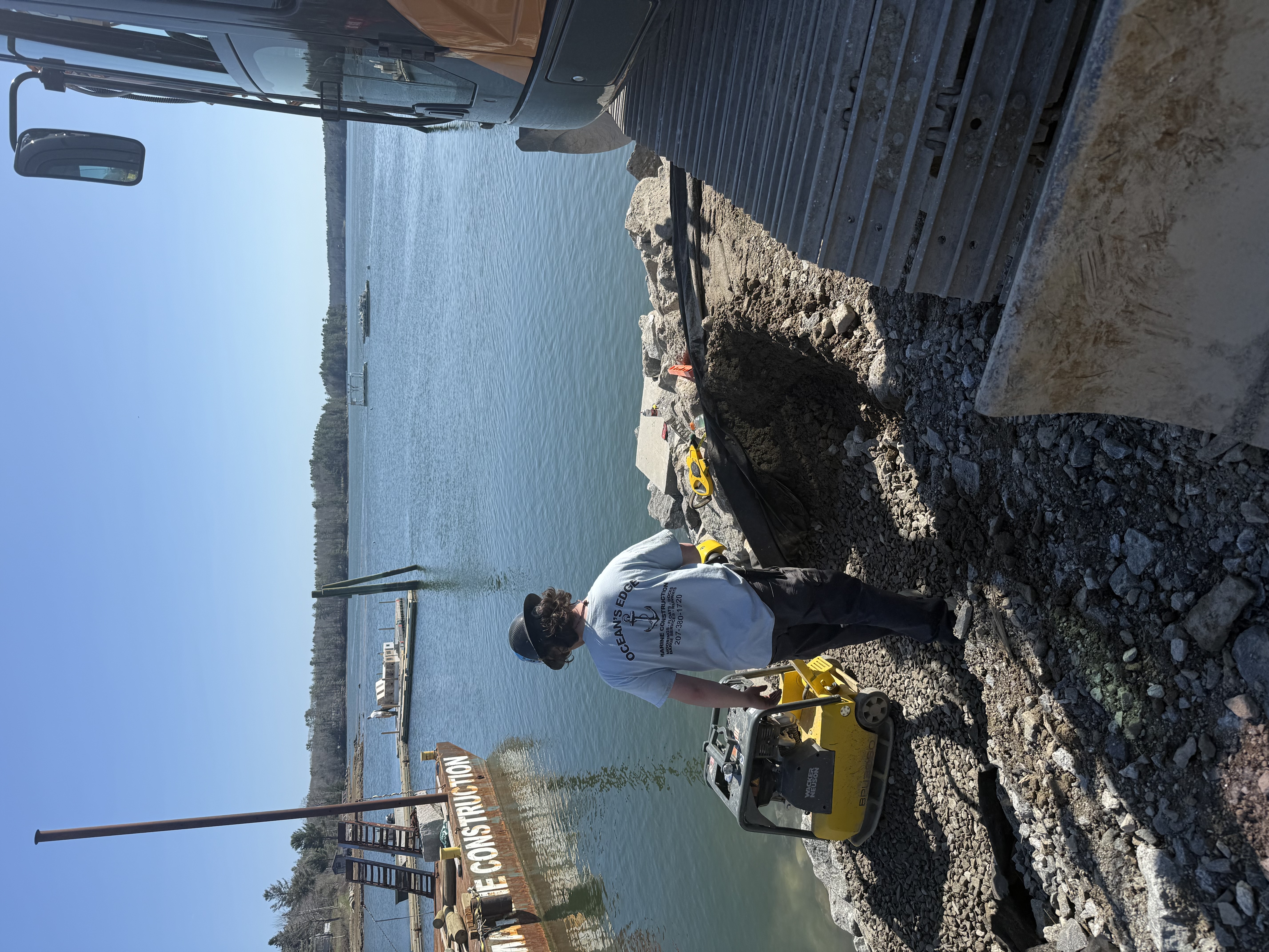 Marine construction work in Midcoast Maine — photo 24