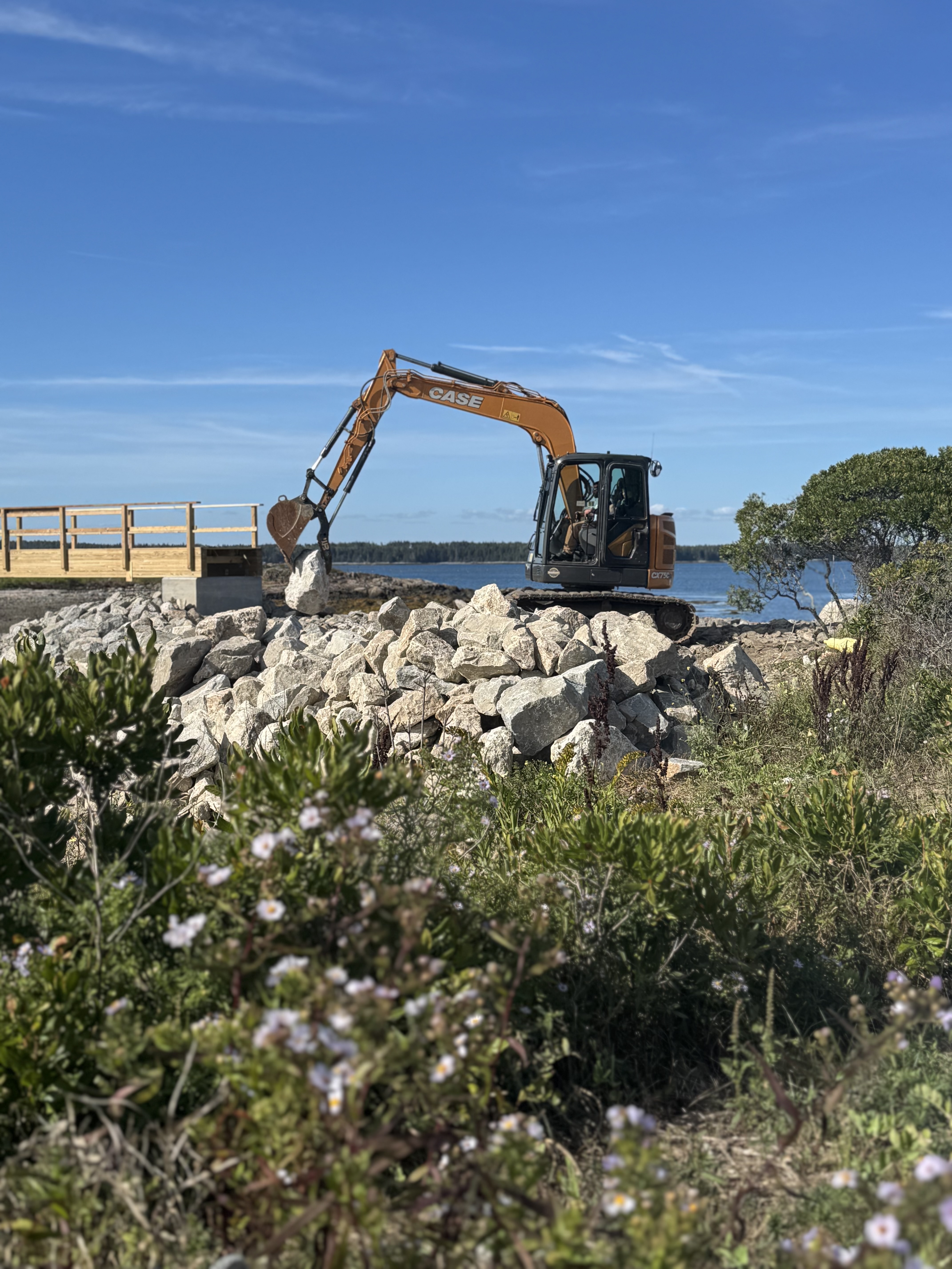 Marine construction work in Midcoast Maine — photo 18