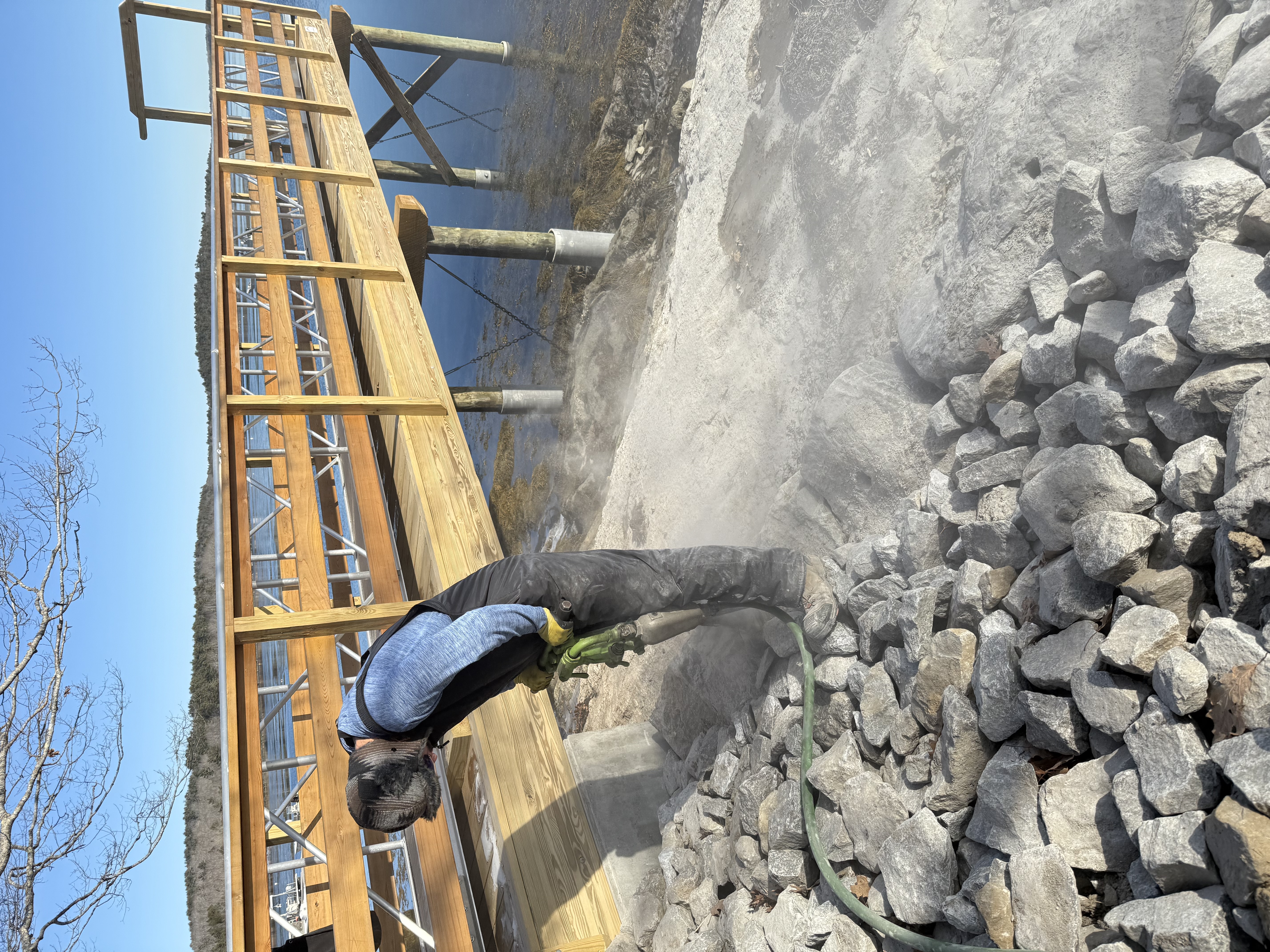Marine construction work in Midcoast Maine — photo 25